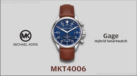 michael kors mkt4006|Michael Kors Gage Mens Hybrid Watch Smartwatch MKT4006.